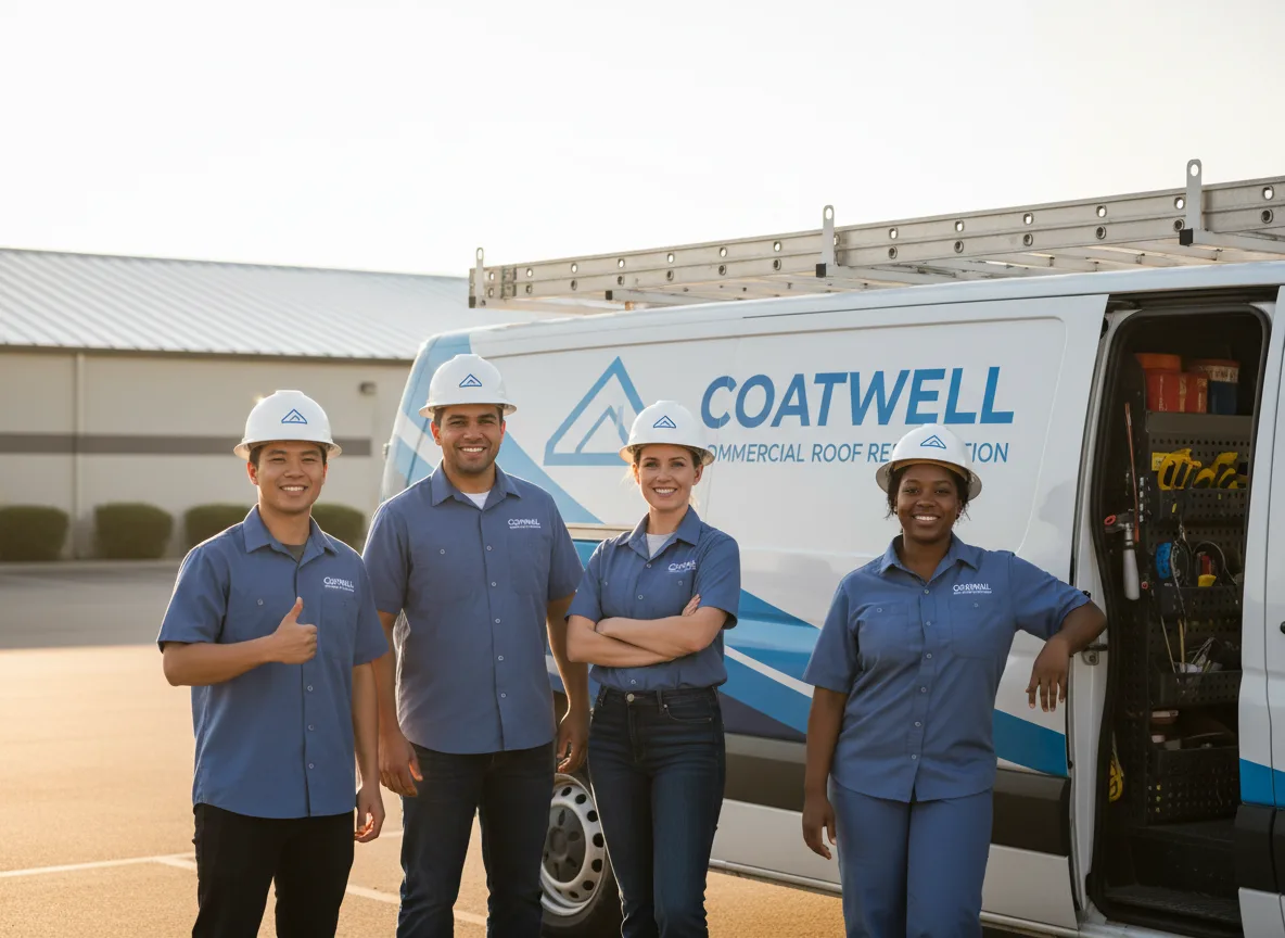 Commercial roof coating company in Westville, OK